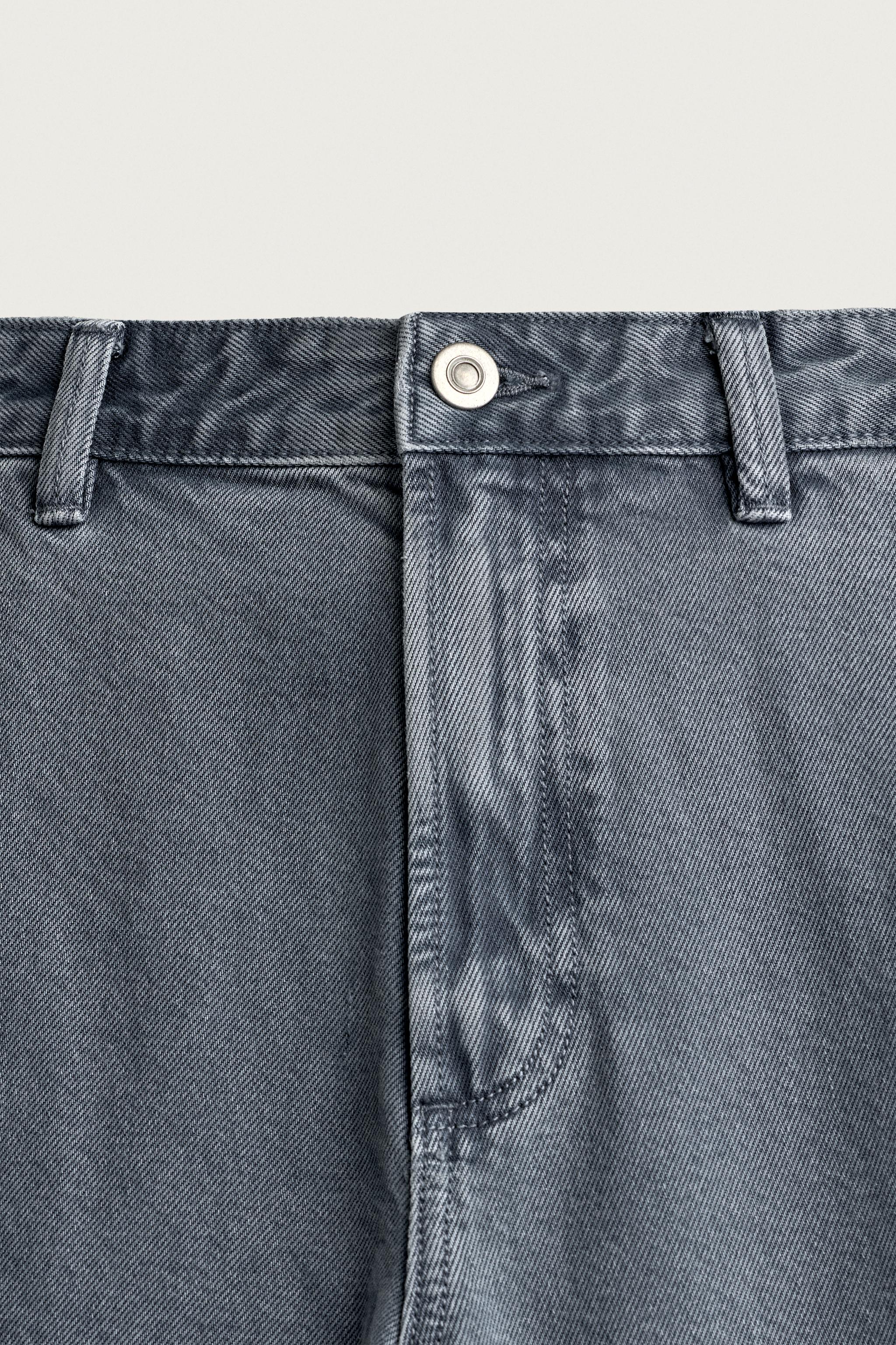 BALLOON-FIT CARGO PANTS WITH SEAMS